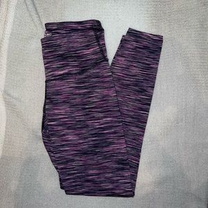 Heathered Purple High Waisted Old Navy Running Leggings
